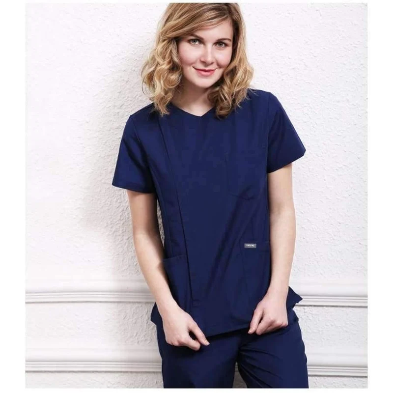 Medizinische Kleidung Peeling-Sets Operationskittel Ärzte Krankenschwestern Kurzarm Uniformen Zahnmedizin Oral Clinic Pet Doctor Workwear Overall