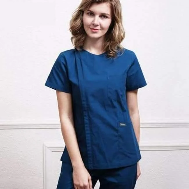 Medizinische Kleidung Peeling-Sets Operationskittel Ärzte Krankenschwestern Kurzarm Uniformen Zahnmedizin Oral Clinic Pet Doctor Workwear Overall