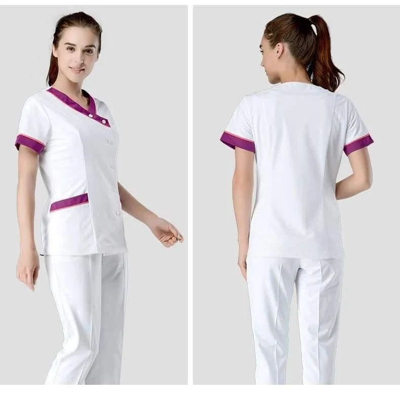 Mode Krankenhaus Ärzte Krankenschwester Uniform Kleidung Sets Schönheitssalon Zahnklinik Arbeitskleidung Anzüge Medizinische Kleider Laborkittel