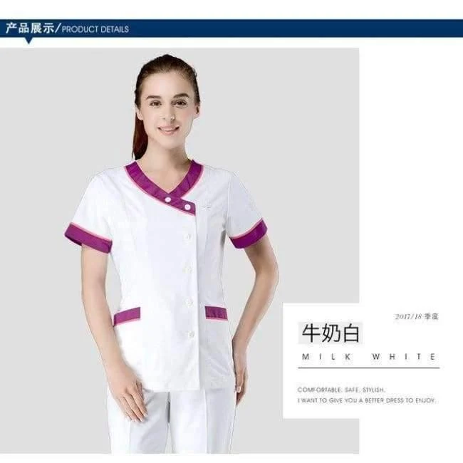 Mode Krankenhaus Ärzte Krankenschwester Uniform Kleidung Sets Schönheitssalon Zahnklinik Arbeitskleidung Anzüge Medizinische Kleider Laborkittel