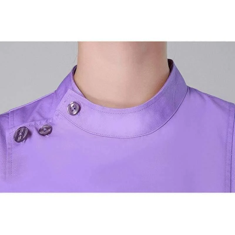 Krankenschwester der Frauen medizinische Kleidung Krankenhaus-chirurgische Klagen scheuert Krankenpflege-Uniformen-Schönheits-Salon-weiblichen kurzen Hülsen-Mantel + Pants