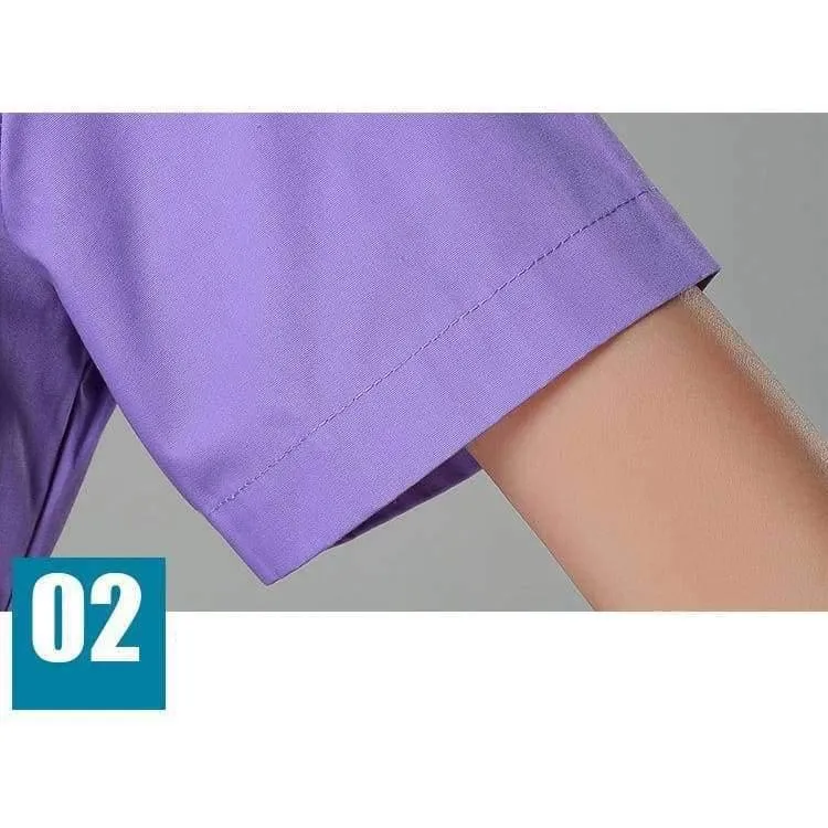 Sommer Frauen Krankenhaus individuelles Logo medizinisches Peeling-Set Design Slim Fit Zahnpeelings Schönheitssalon Krankenschwester Uniform Spa