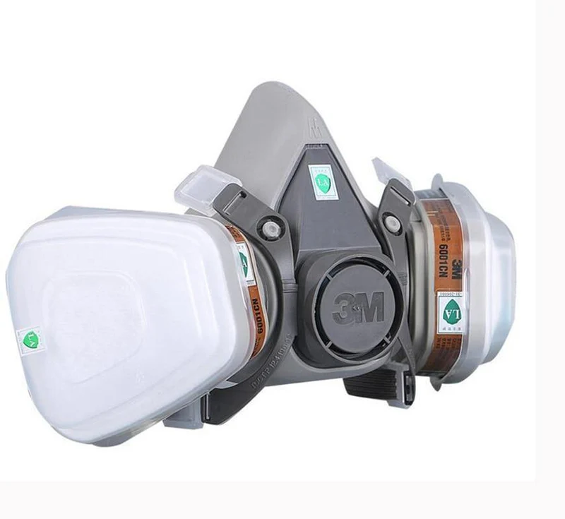 3M 6200 Half Face Malerei Sprühen Atemschutzmaske 17 In 1 Anzug Sicherheitsarbeit Filter Staubmaske