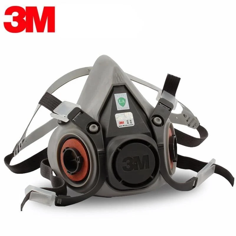 9 in 1 Anzug 3M Halbgesichts-Gasmaske Atemschutzmaske Malen Sprühen Staubmaske 6200 N95 PM2.5 Gasmaske