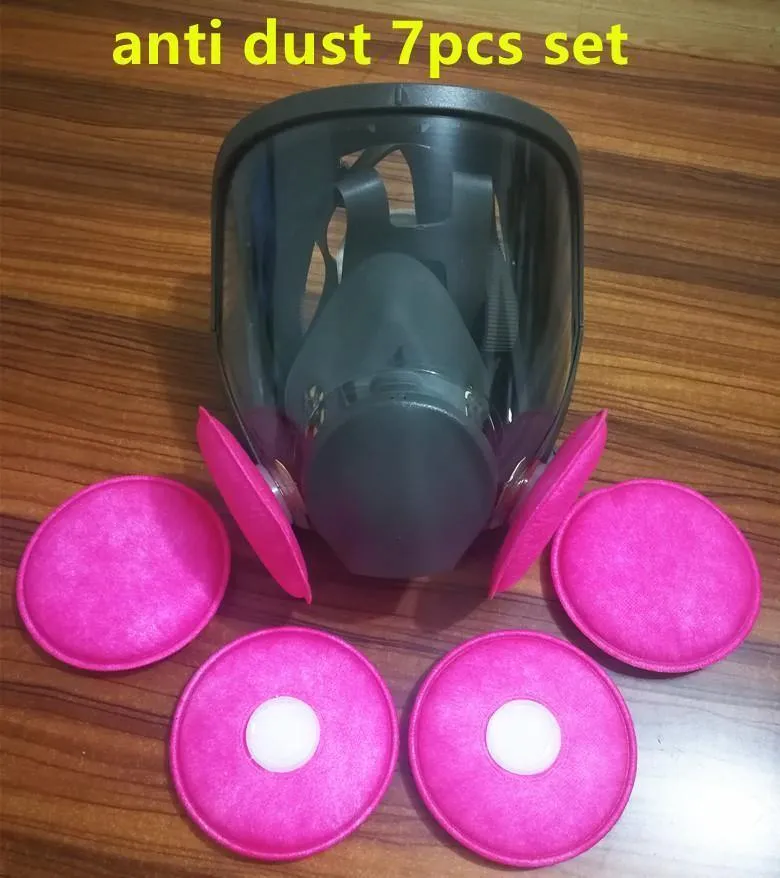6800 Gasmaske 7pcs Anzug Vollgesichtsmaskenkörper Beatmungsgerät für die Malerei Sprühen gleichen 3M 6800 freies Verschiffen