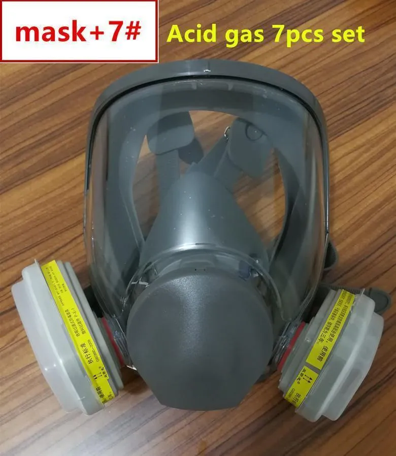 6800 Gasmaske 7pcs Anzug Vollgesichtsmaskenkörper Beatmungsgerät für die Malerei Sprühen gleichen 3M 6800 freies Verschiffen
