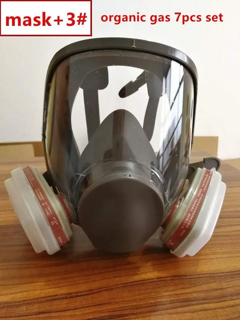 6800 Gasmaske 7pcs Anzug Vollgesichtsmaskenkörper Beatmungsgerät für die Malerei Sprühen gleichen 3M 6800 freies Verschiffen