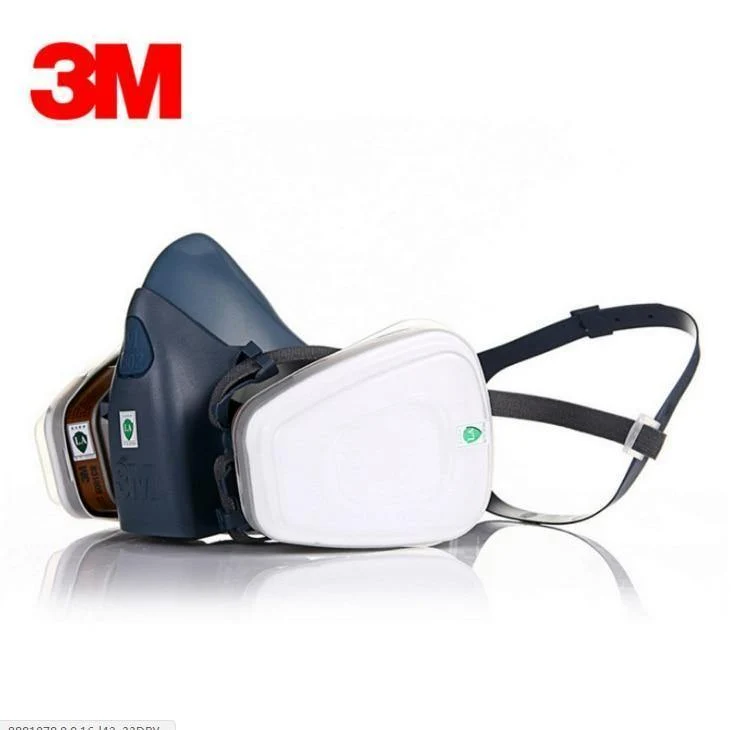 3M 7502 Atemschutzmaske 17 in 1 Anzug Industrie Malerei Spray Staub Gasmaske mit 3M 501 5N11 6001CN Chemcial Halbgesichtsmaske