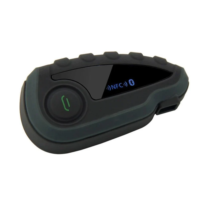 V8 Intercom 5-Way Bluetooth Motorradausrüstung Helm Headset FM Stereo MP3 NFC Fernbedienung Unterstützung Smartphone