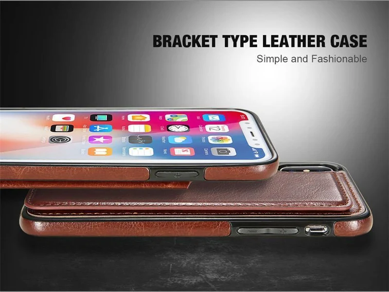Retro PU Ledertasche für iPhone X 6 6s 7 8 Plus XS 5S SE Multi-Kartenhalter Telefonhüllen für iPhone XS Max XR 10 Abdeckung