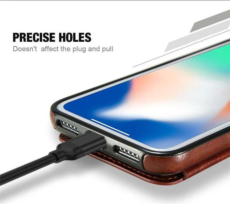 Retro PU Ledertasche für iPhone X 6 6s 7 8 Plus XS 5S SE Multi-Kartenhalter Telefonhüllen für iPhone XS Max XR 10 Abdeckung