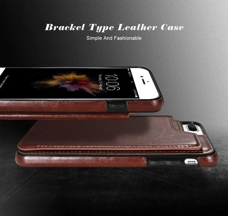 Retro PU Ledertasche für iPhone X 6 6s 7 8 Plus XS 5S SE Multi-Kartenhalter Telefonhüllen für iPhone XS Max XR 10 Abdeckung