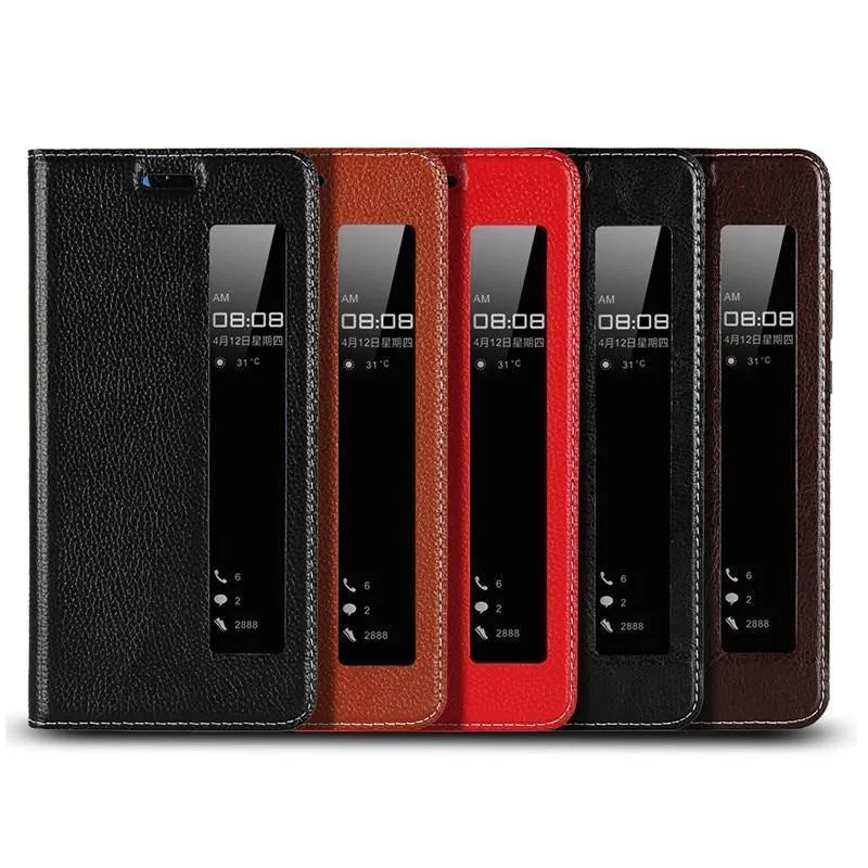 Ledertasche für Huawei P20 Pro Hülle Magnethülle für Huawei P20 Pro Flip Cases Lederhülle P20