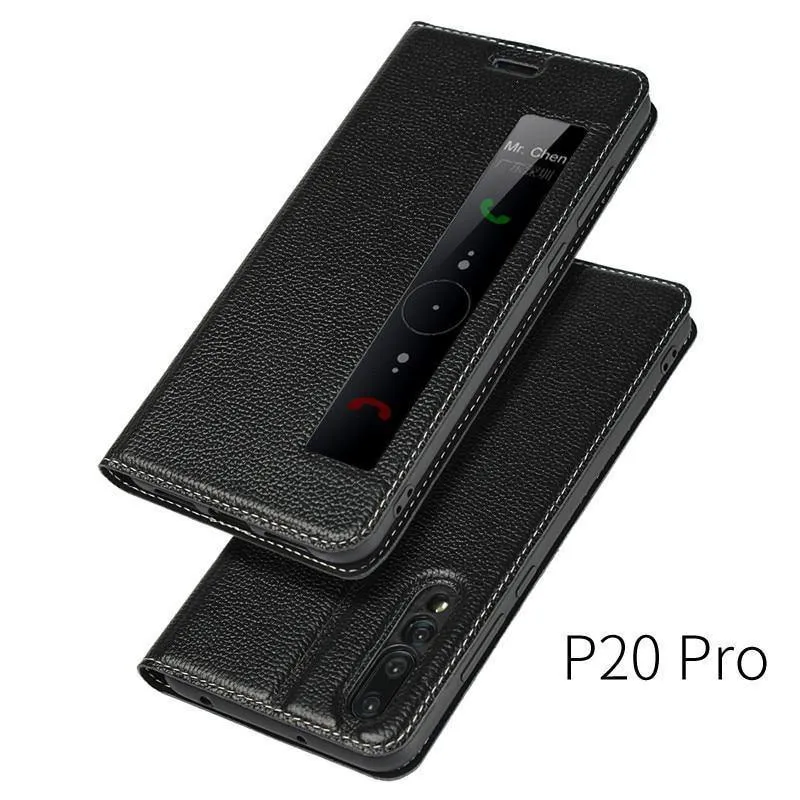 Ledertasche für Huawei P20 Pro Hülle Magnethülle für Huawei P20 Pro Flip Cases Lederhülle P20