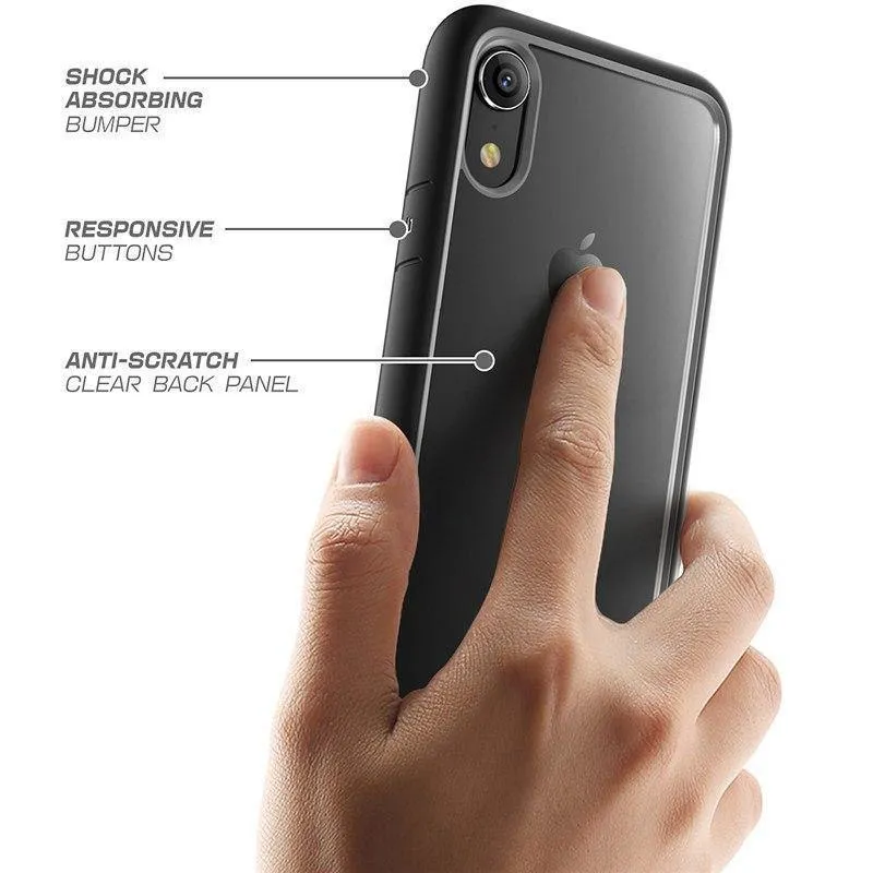 Schutzhülle für iPhone XR, 6.1 Zoll, UB Style, Premium-Hybrid-Schutzhülle, schlanke, klare Handyhülle für iPhone XR 2018