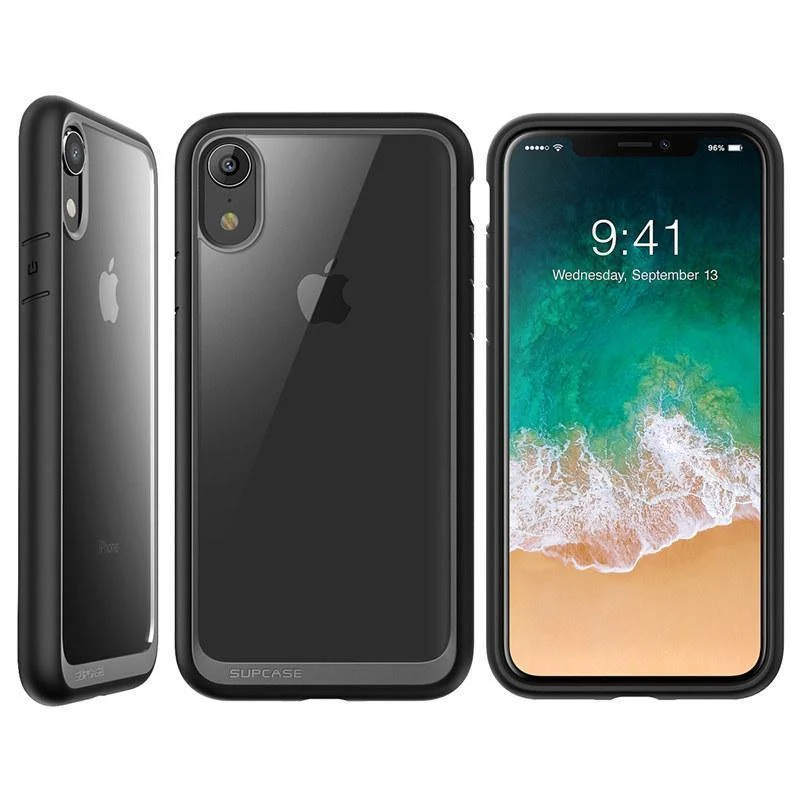 Schutzhülle für iPhone XR, 6.1 Zoll, UB Style, Premium-Hybrid-Schutzhülle, schlanke, klare Handyhülle für iPhone XR 2018