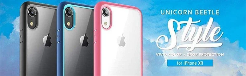 Schutzhülle für iPhone XR, 6.1 Zoll, UB Style, Premium-Hybrid-Schutzhülle, schlanke, klare Handyhülle für iPhone XR 2018