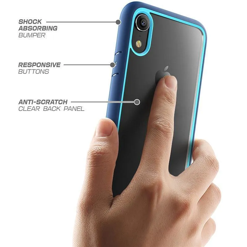 Schutzhülle für iPhone XR, 6.1 Zoll, UB Style, Premium-Hybrid-Schutzhülle, schlanke, klare Handyhülle für iPhone XR 2018