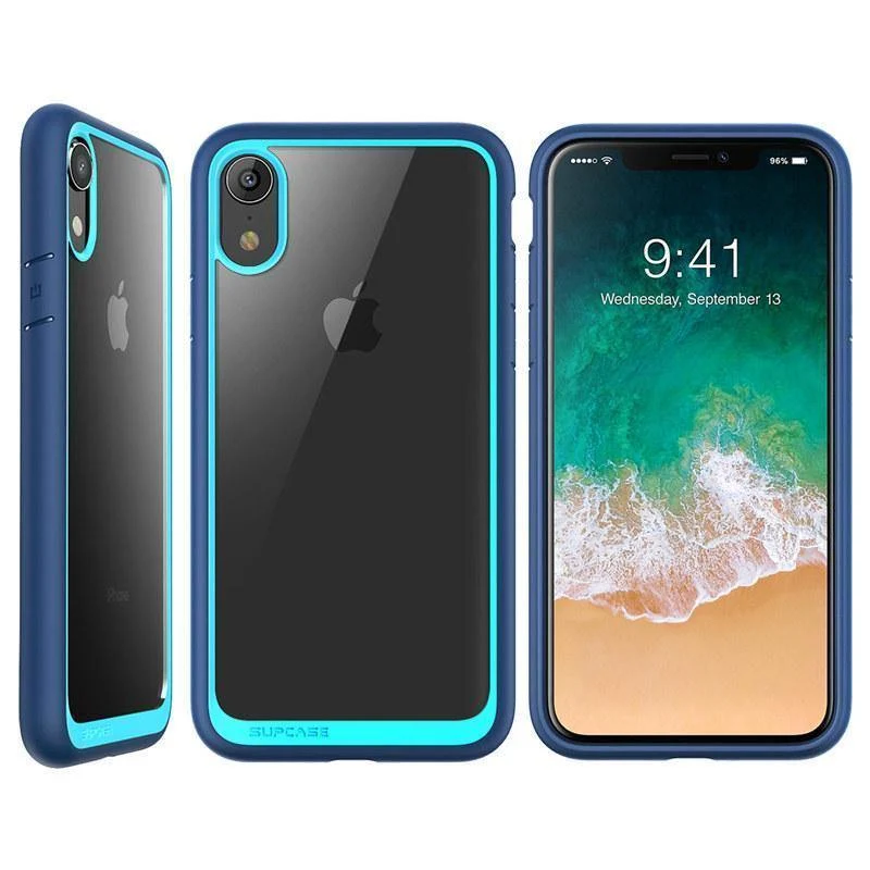 Schutzhülle für iPhone XR, 6.1 Zoll, UB Style, Premium-Hybrid-Schutzhülle, schlanke, klare Handyhülle für iPhone XR 2018