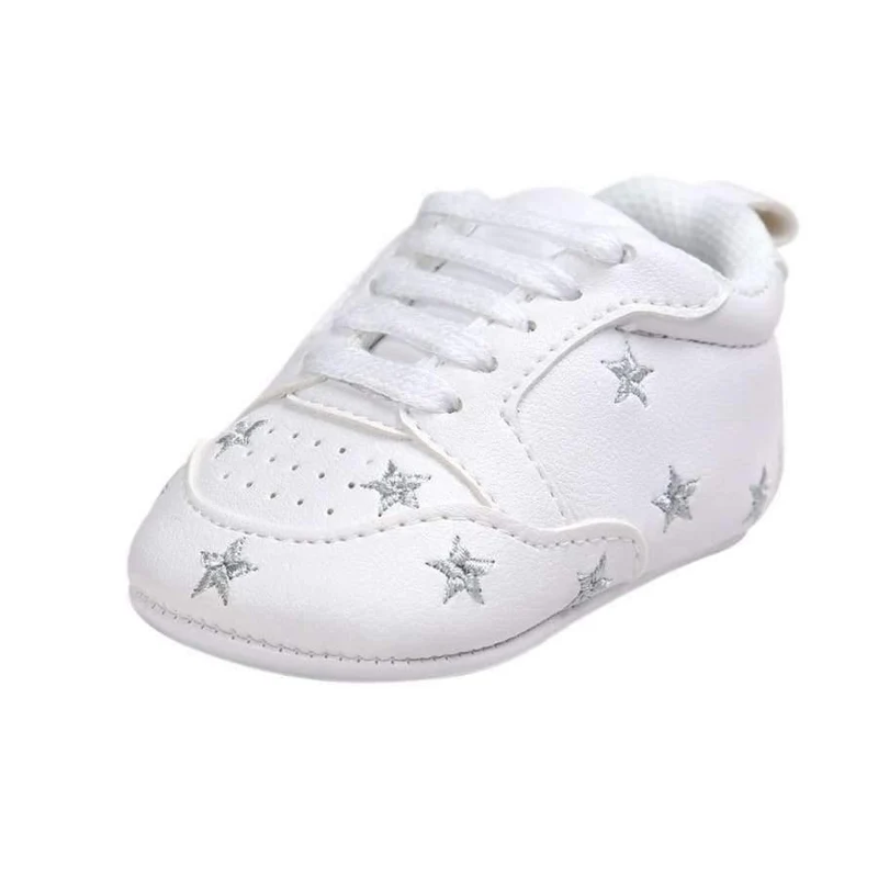 Multiple Star Baby Girl Shoes first walkers Lace-up Fashion Baby Shoes For 0-18 Months