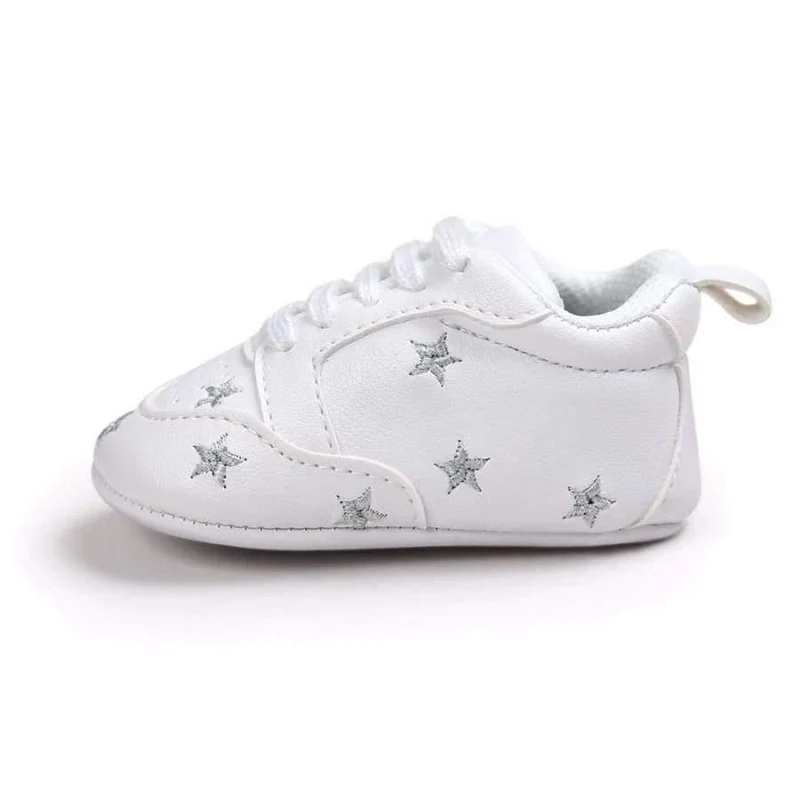 Multiple Star Baby Girl Shoes first walkers Lace-up Fashion Baby Shoes For 0-18 Months