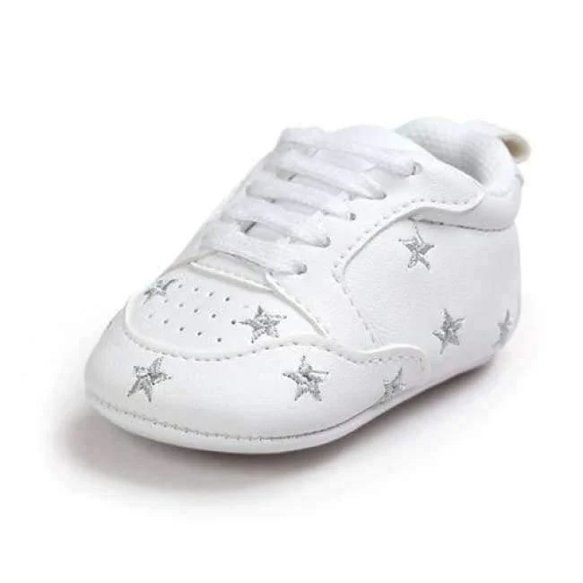 Multiple Star Baby Girl Shoes first walkers Lace-up Fashion Baby Shoes For 0-18 Months