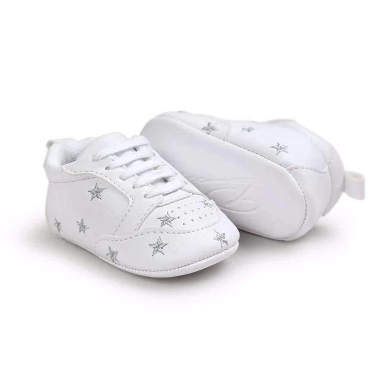 Multiple Star Baby Girl Shoes first walkers Lace-up Fashion Baby Shoes For 0-18 Months