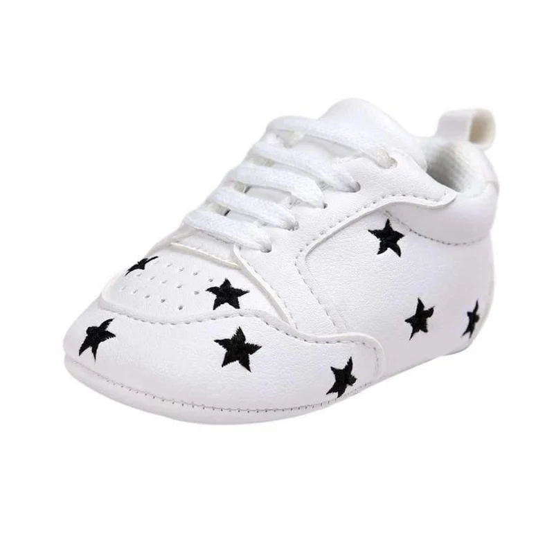 Multiple Star Baby Girl Shoes first walkers Lace-up Fashion Baby Shoes For 0-18 Months