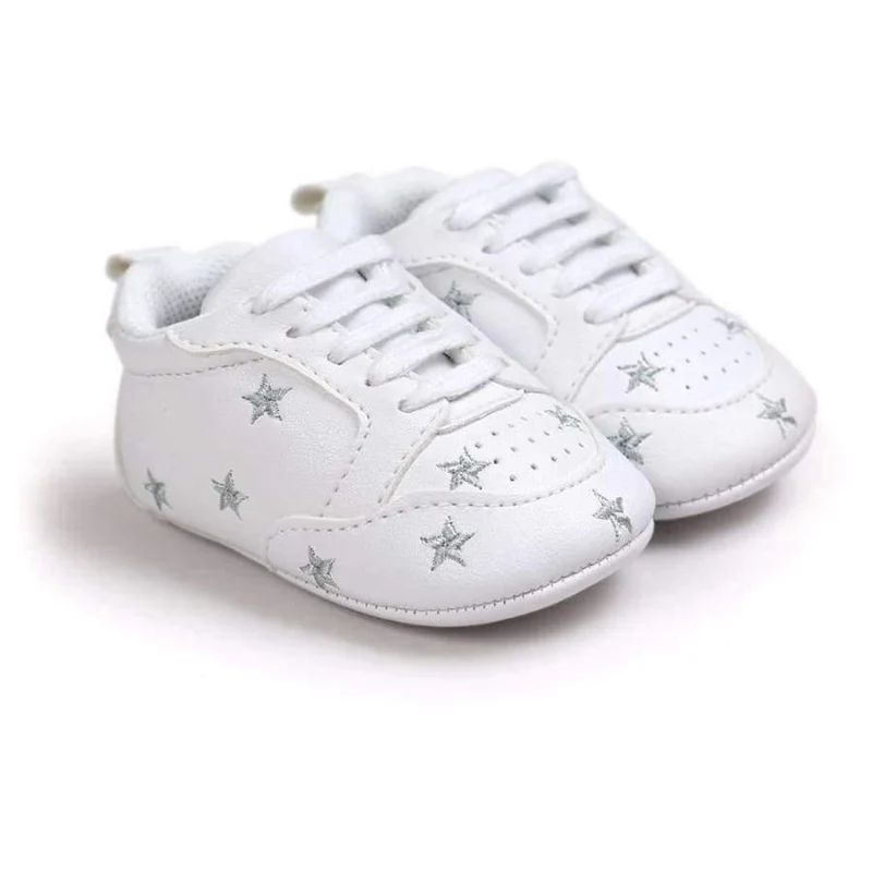 Multiple Star Baby Girl Shoes first walkers Lace-up Fashion Baby Shoes For 0-18 Months