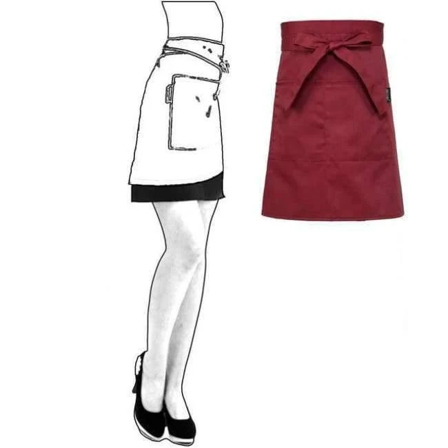 Chef Uniformen Frauen Kleid Restaurant Küche Tragen Männer Kleidung Wasserdicht Öl-beständig mit Tasche Cafe Kellnerin Koch Chef Schürzen