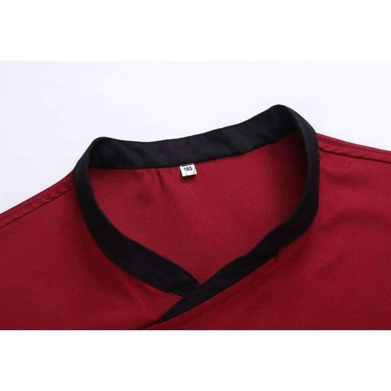 M-3XL Hohe Qualität Großhandel Unisex Küchenherd Chef Uniformen Bäckerei Food Service Kurzarm Atmungsaktive Kochjacke & Schürze