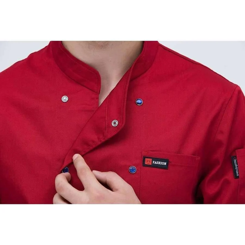 Schwarz Langarm Master Cook Arbeitskleidung Restaurant Hotel BBQ Küche Hochwertige Arbeitskleidung Kleidung Food Service Chef Tops