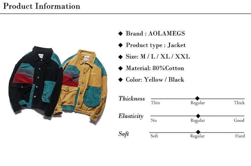 Jacke Männer Patchwork Männer Jacke Taschen High Street Fashion Casual Outwear Männer Mantel