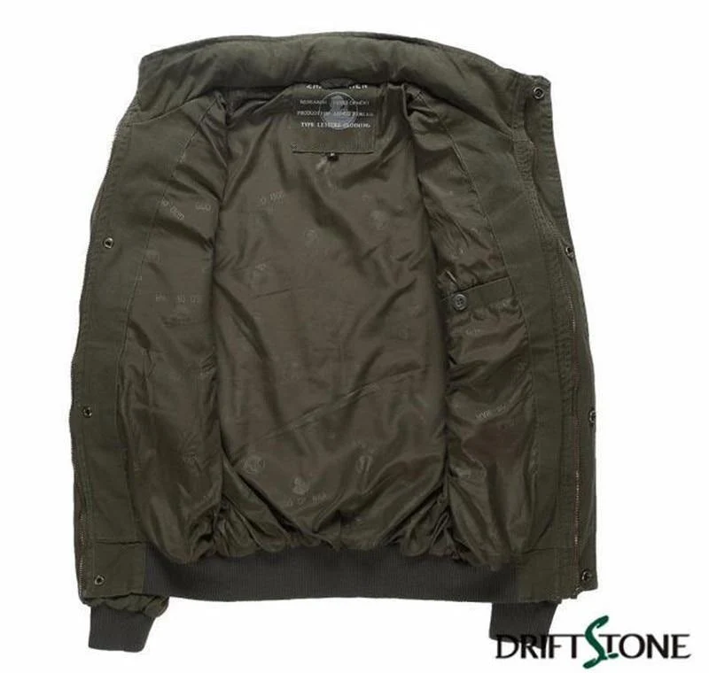 Aeronautica Militare Bomber Jacket Men Abnehmbare Ärmel Tactical Military Uniform Coat