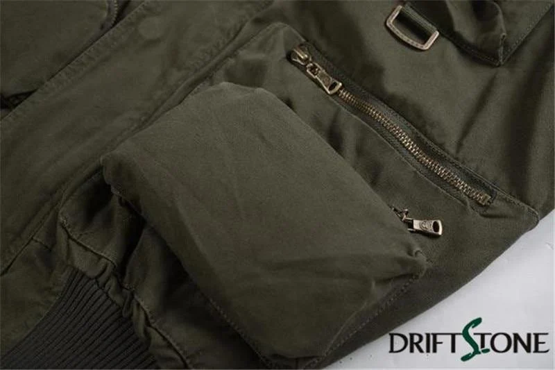 Aeronautica Militare Bomber Jacket Men Abnehmbare Ärmel Tactical Military Uniform Coat