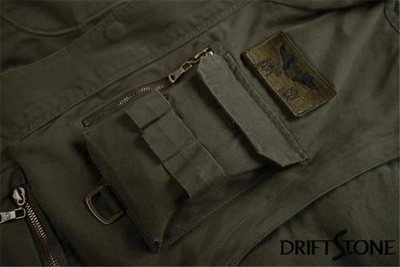 Aeronautica Militare Bomber Jacket Men Abnehmbare Ärmel Tactical Military Uniform Coat