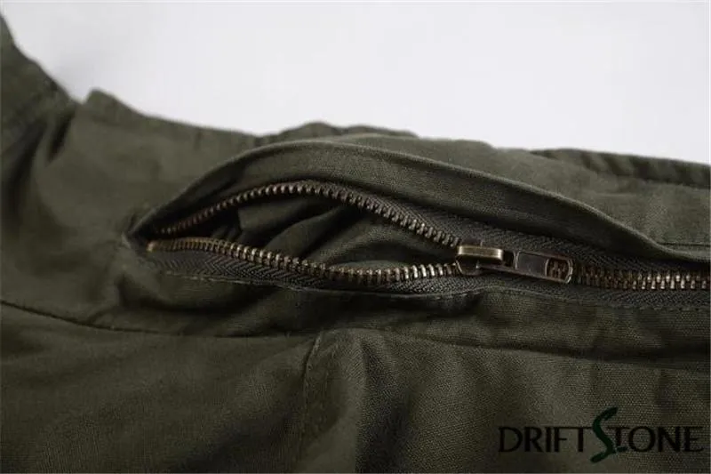 Aeronautica Militare Bomber Jacket Men Abnehmbare Ärmel Tactical Military Uniform Coat