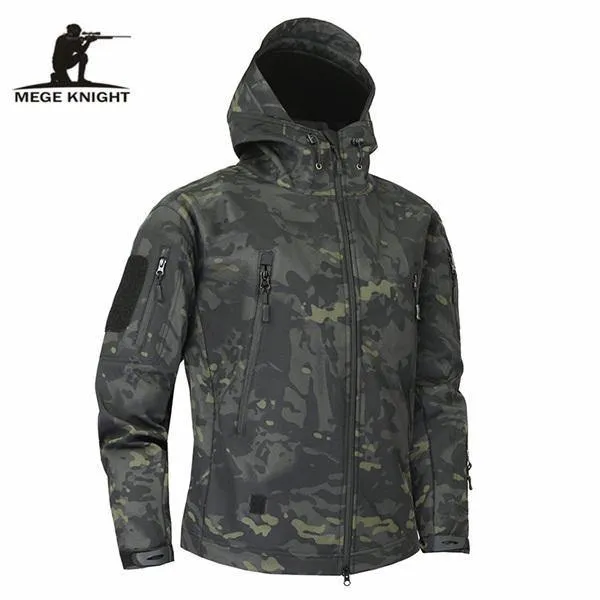 Herren Military Camouflage Fleece Jacke Army Tactical Clothing Multicam männliche Camouflage Windbreaker