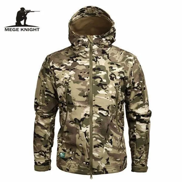 Herren Military Camouflage Fleece Jacke Army Tactical Clothing Multicam männliche Camouflage Windbreaker