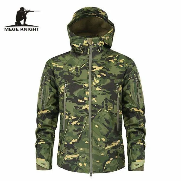 Herren Military Camouflage Fleece Jacke Army Tactical Clothing Multicam männliche Camouflage Windbreaker