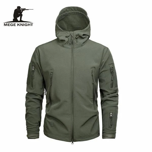 Herren Military Camouflage Fleece Jacke Army Tactical Clothing Multicam männliche Camouflage Windbreaker