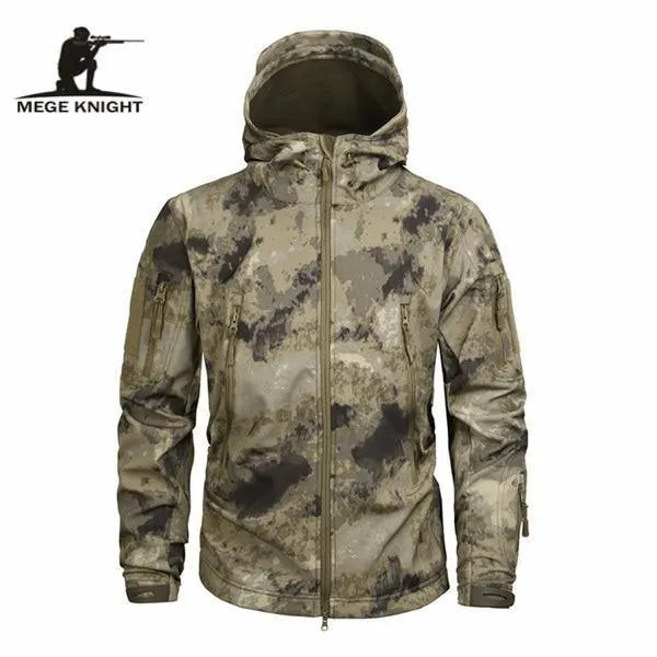 Herren Military Camouflage Fleece Jacke Army Tactical Clothing Multicam männliche Camouflage Windbreaker