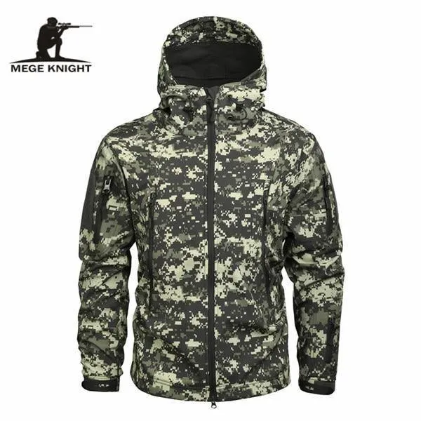 Herren Military Camouflage Fleece Jacke Army Tactical Clothing Multicam männliche Camouflage Windbreaker