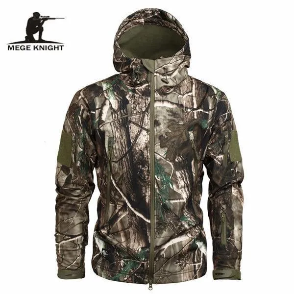 Herren Military Camouflage Fleece Jacke Army Tactical Clothing Multicam männliche Camouflage Windbreaker