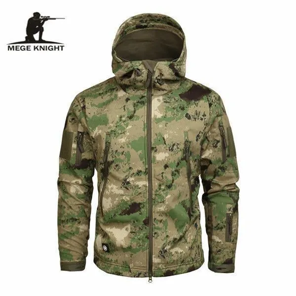 Herren Military Camouflage Fleece Jacke Army Tactical Clothing Multicam männliche Camouflage Windbreaker