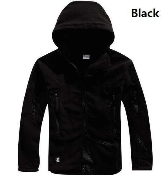 Jacke Herren Thermal Outdoor Polartec Warmer Kapuzenmantel Militar Softshell Hike Oberbekleidung Armeejacken