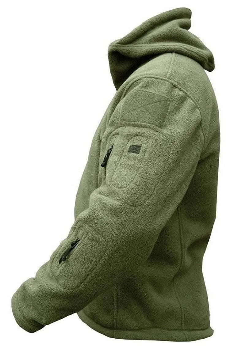 Jacke Herren Thermal Outdoor Polartec Warmer Kapuzenmantel Militar Softshell Hike Oberbekleidung Armeejacken