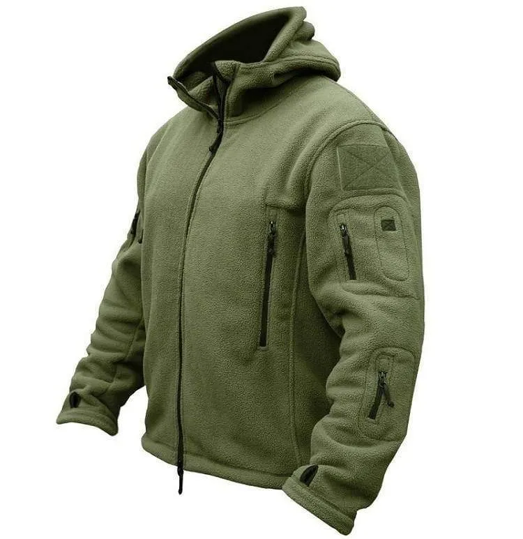 Jacke Herren Thermal Outdoor Polartec Warmer Kapuzenmantel Militar Softshell Hike Oberbekleidung Armeejacken