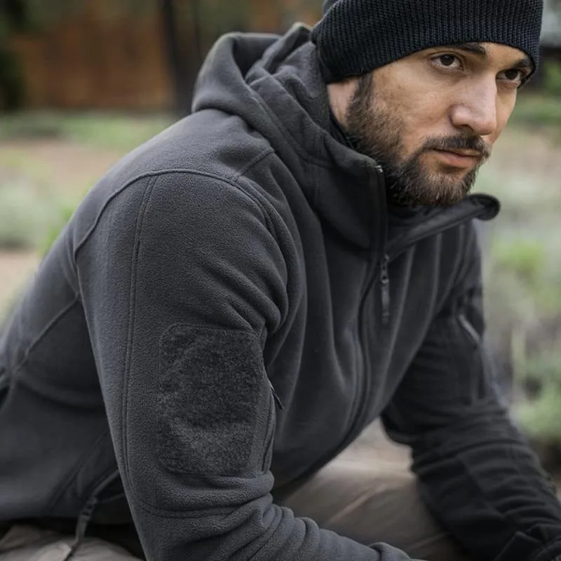 Jacke Herren Thermal Outdoor Polartec Warmer Kapuzenmantel Militar Softshell Hike Oberbekleidung Armeejacken