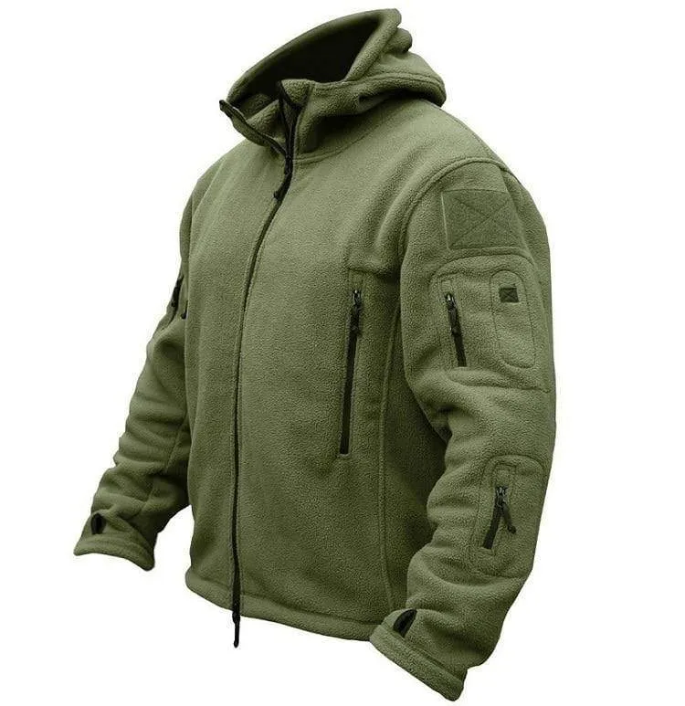 Jacke Herren Thermal Outdoor Polartec Warmer Kapuzenmantel Militar Softshell Hike Oberbekleidung Armeejacken